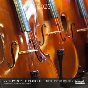 Music Instruments - 2026 16 Month Wall Calendar