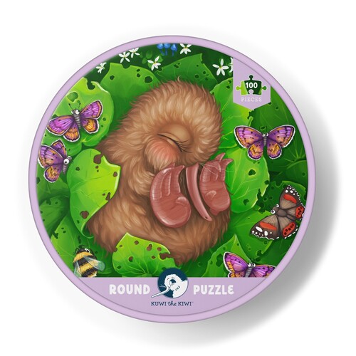 Kuwi The Kiwi Kiwi Dreams Round Puzzle