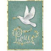 Peace - Box 12 Embellished Cards