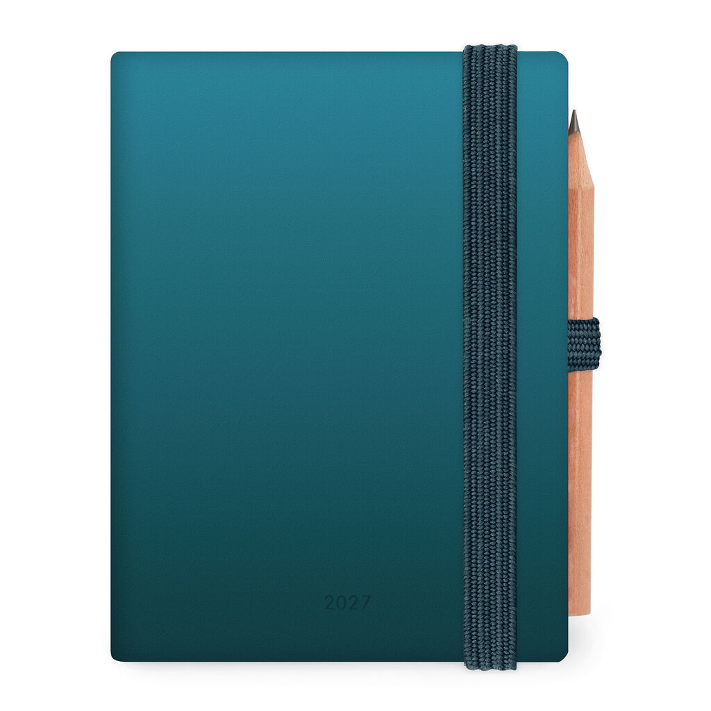 2027 Legami 2-Day Diary - Mini - Deep Teal