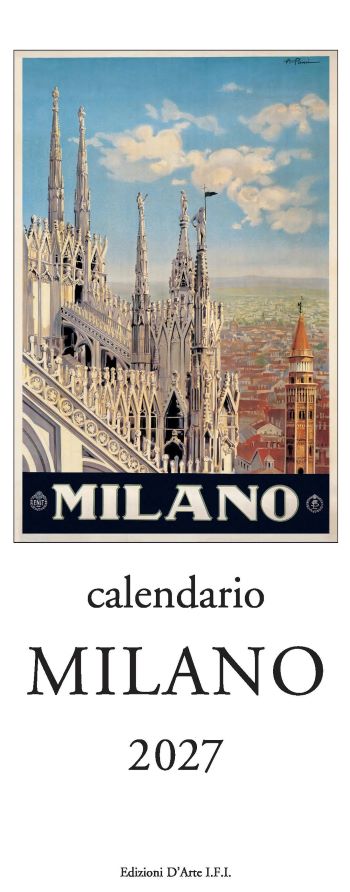 2027 Milano - Istituto Fotocromo Italiano - Slim Wall Calendar