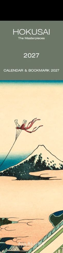 2027 - Hokusai - Bookmark Calendar