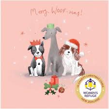 Merry Woof Mas - Christmas Greeting Card Pack 10