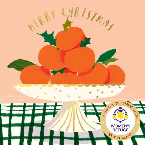 Oranges - Christmas Cards - Womens Refuge Charity - 10 Pack