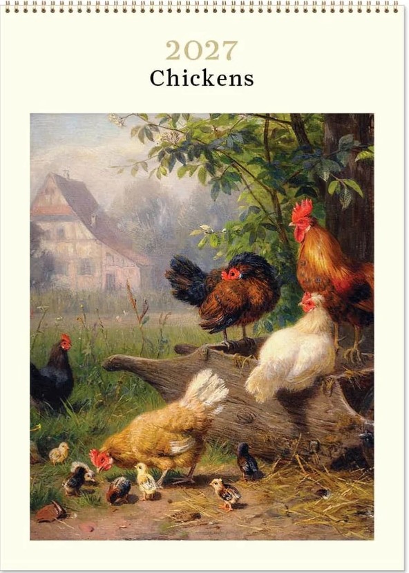 2027 Chickens - Wall Calendar