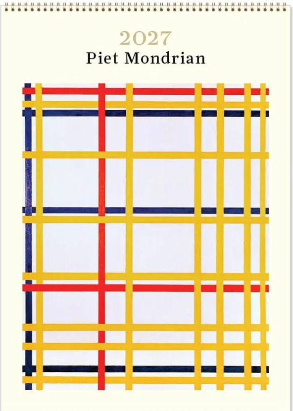 2027 Piet Mondrian - Wall Calendar