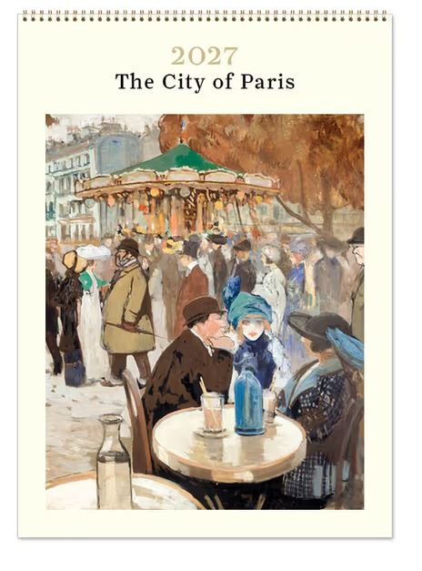 2027 The City Of Paris - Wall Calendar