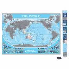 World Travel Scratch Map