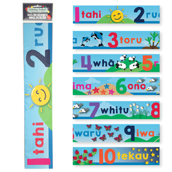 Maori Numbers Wall Border