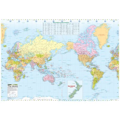 World Map Laminated