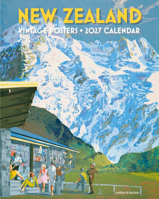 New Zealand Vintage Posters - 2027 Mini Calendar