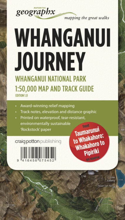 Whanganui Journey - Whanganui National Park Map
