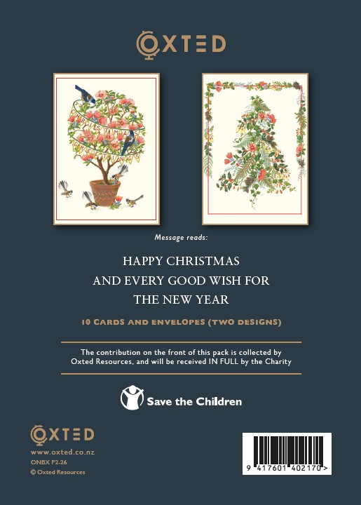 Christmas Cards - Save The Children Charity - 10 Pack