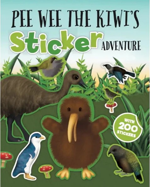 Pee Wee the Kiwi's Airport Sticker Activity