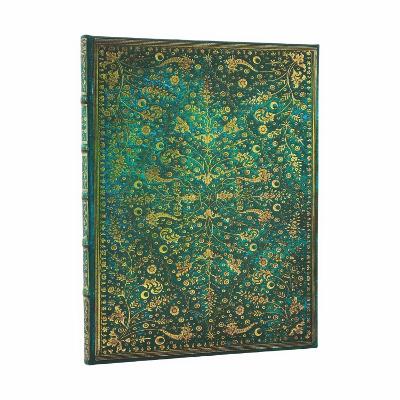 Emerald Flower (Natures Grace) Ultra Unlined Hardcover Journal (Elastic Band Closure)