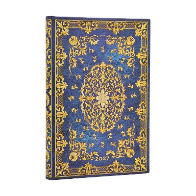 2027 Silk Sky (Guiding Star) Mini 12-Month Hardcover Dayplanner (Elastic Band Closure) Horizontal