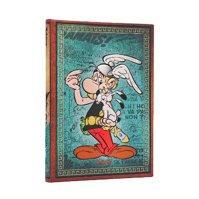 2027 Asterix The Gaul (The Adventures of Asterix) Midi 12-Month Hardcover Dayplanner (Elastic Band Closure) Horizontal