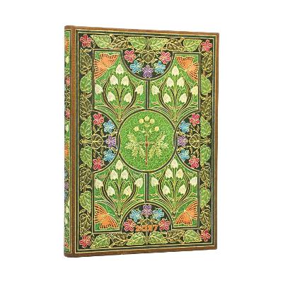 2027 Poetry in Bloom Midi 12-Month Hardcover Dayplanner (Elastic Band Closure) Horizontal