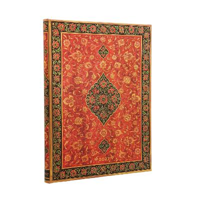 2027 Layla (Persian Poetry) Ultra 12-Month Hardcover Dayplanner (Elastic Band Closure) Vertical