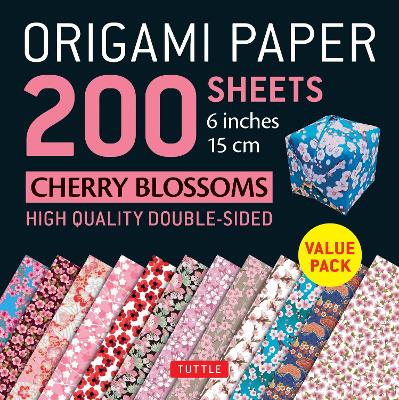 Cherry Blossoms Origami Paper 200 sheets