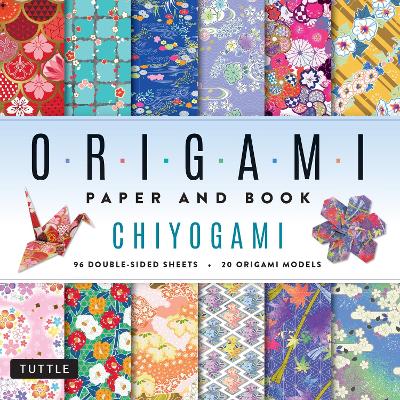 Chiyogami Origami Paper And Book - 20 Easy Models With 96 High Quality Folding Sheets