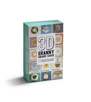 3D Granny Squares Cards - 52 Crochet Cards For Pop-Up Motifs
