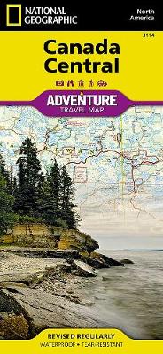 Canada Central - Travel Maps International Adventure Map
