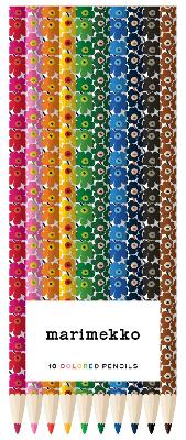 Marimekko Colored Pencils - Unikko - 10 Colored Pencils