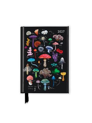 Anna Stead - Mushrooms And Fungi 2027 Luxury Pocket Diary Planner - Week To View