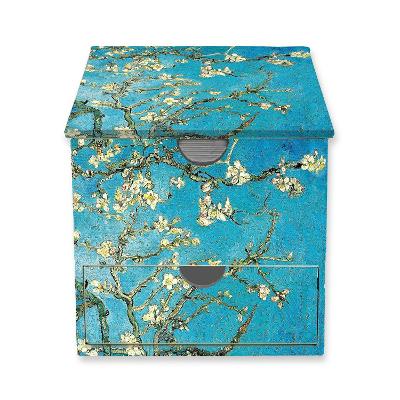 Vincent Van Gogh - Almond Blossom Flame Tree Memo Box With Drawer