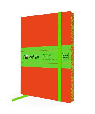 Orange And Lime Green Artisan Paperback Notebook
