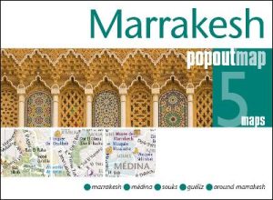 Marrakesh PopOut Map - Handy pocket size pop up city map of Marrakesh