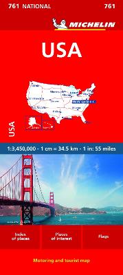 USA - Michelin National Map 761