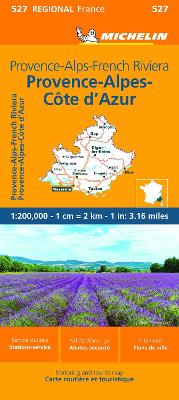 Provence- Alps - French Riviera - Michelin Regional Map 527