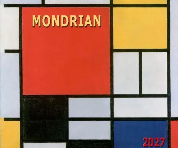 2027 Mondrian Wall Calendar