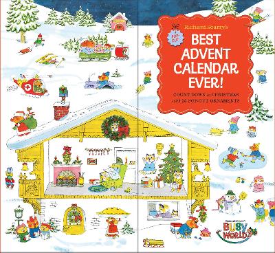 Richard Scarrys Best Advent Calendar Ever - 25 Pop-Out Ornaments Activity Book and Keepsake